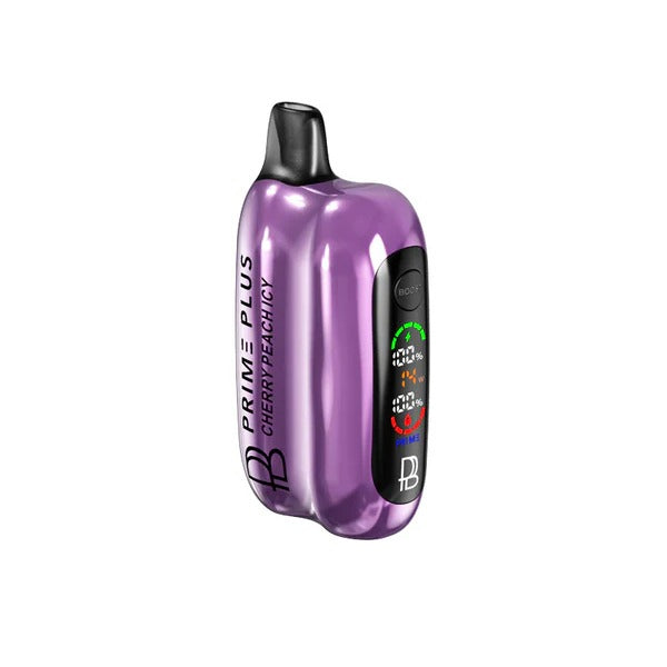 Prime Plus 26000 Puffs Rechargeable Disposable - Cherry Peach Icy