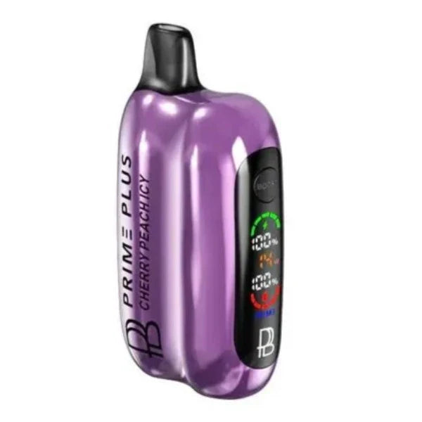 Best Deal Prime Plus 26000 Puffs Rechargeable Disposable Vape 20mL Cherry Peach Icy