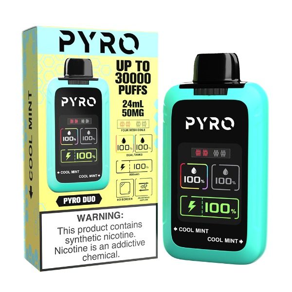 Pyro DUO 30000 Puffs Disposable - cool mint
