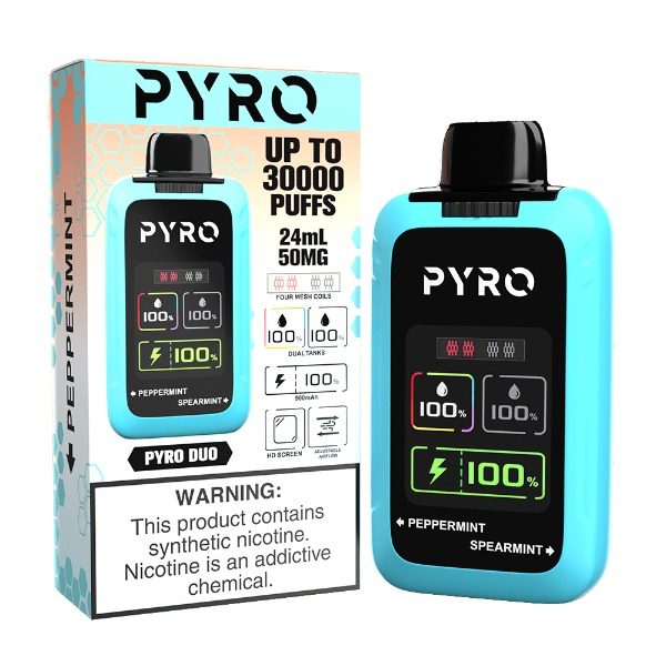 Pyro DUO 30000 Puffs Disposable - Peppermint / Spearmint