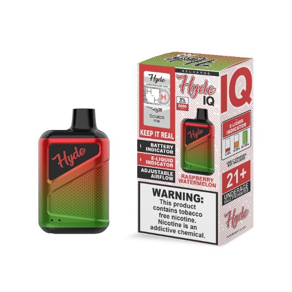 Raspberry Watermelon Hyde IQ 5000 Puffs Disposable
