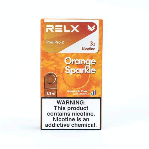 RELX Pod Pro 2 Orange Sparkle