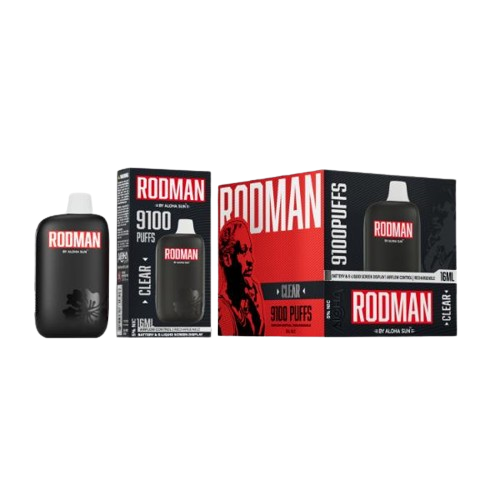 RODMAN by Aloha Sun 9100 Puffs Disposable Vape 16mL 3 Pack Gift Box Best Flavor