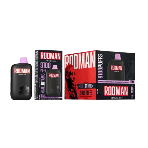 RODMAN by Aloha Sun 9100 Puffs Disposable Vape 16mL 3 Pack Gift Box Best Flavor