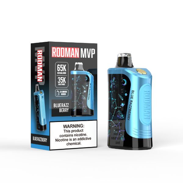 RODMAN MVP 65K Puffs Disposable - Texas Compliant Edition Blue Razz Berry