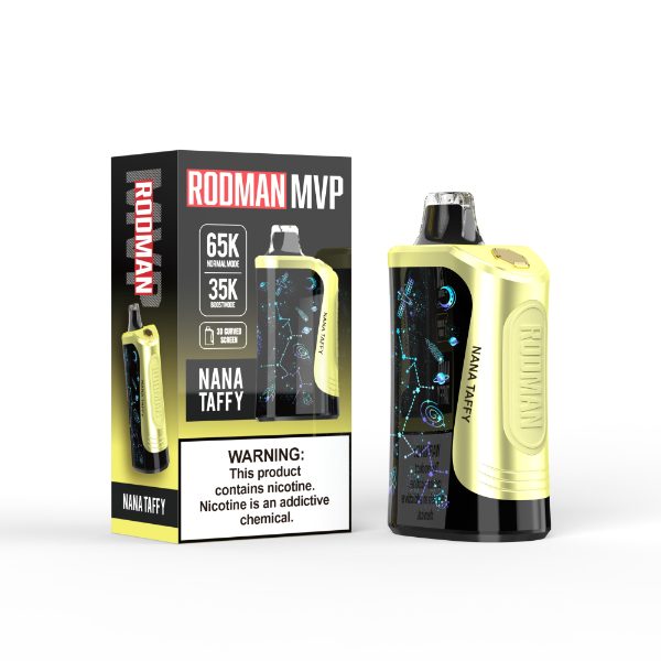 RODMAN MVP 65K Puffs Disposable - Texas Compliant Edition Nana Taffy