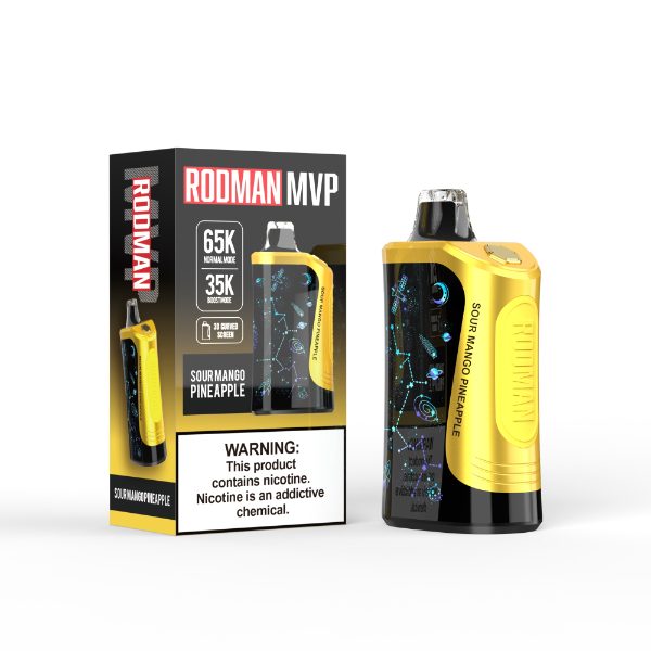 RODMAN MVP 65K Puffs Disposable - Texas Compliant Edition Sour Mango Pineapple