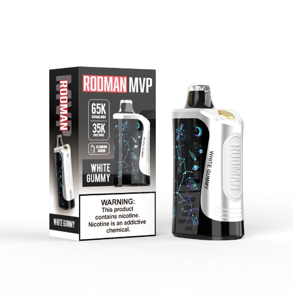 RODMAN MVP 65K Puffs Disposable - Texas Compliant Edition White Gummy