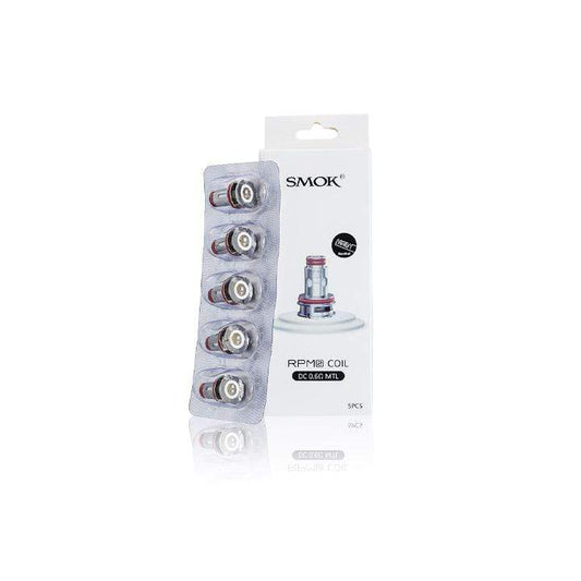 SMOK RPM2 replacement vape coils 5pk dc 0.6 mtl