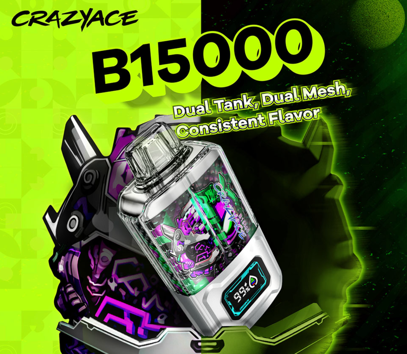CRAZY ACE B15000 15000 Puffs Disposable
