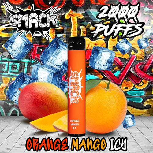 Smack Disposable Vape Device 7mL Best Flavor Orange Mango Icy