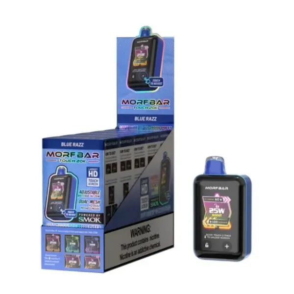 Best Deal SMOK Morf Bar Touch 20k Rechargeable Disposable Vape - Blue Razz