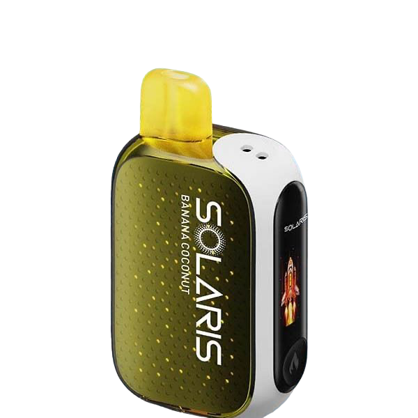 Best Deal Solaris 25K Puffs Rechargeable Vape 18mL 5 Pack - Banana Coconut