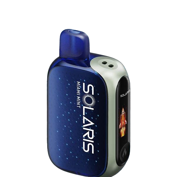 Best Deal Solaris 25K Puffs Rechargeable Vape 18mL 5 Pack - Miami Mint