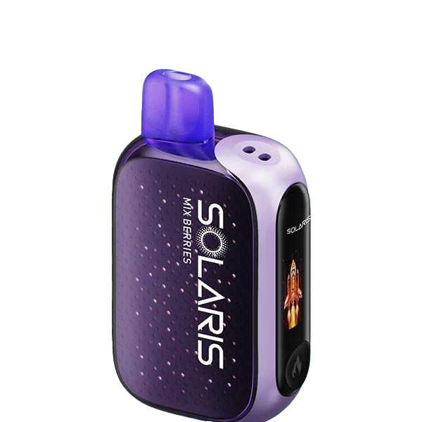 Best Deal Solaris 25K Puffs Rechargeable Vape 18mL 5 Pack - Mix Berries