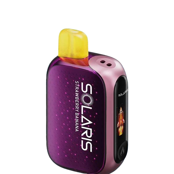 Best Deal Solaris 25K Puffs Rechargeable Vape 18mL 5 Pack - Strawberry Banana