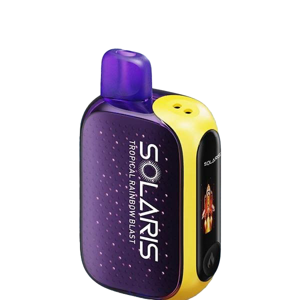 Best Deal Solaris 25K Puffs Rechargeable Vape 18mL 5 Pack - Tropical Rainbow Blast