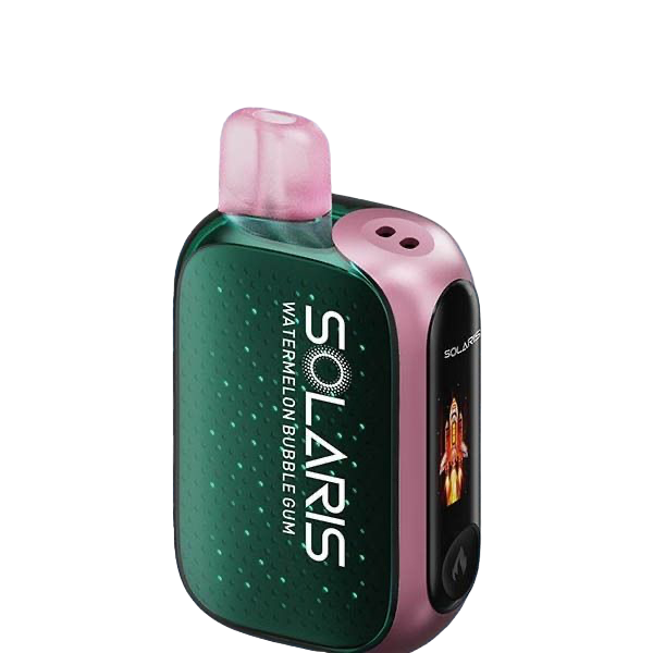 Best Deal Solaris 25K Puffs Rechargeable Vape 18mL 5 Pack - Watermelon Bubble Gum