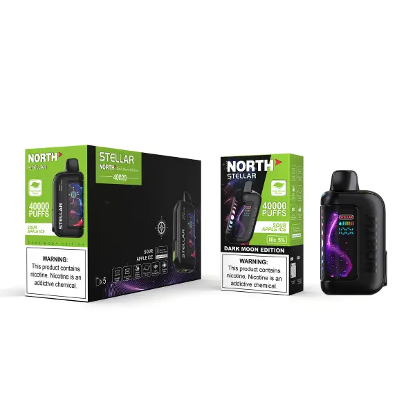 Best Deal North Stellar 40k Puffs Disposable Vape - sOUR Apple Ice