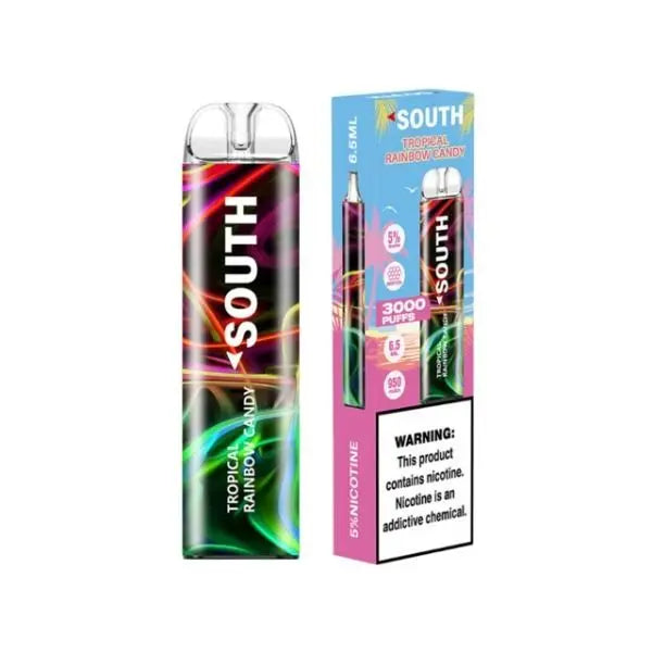 Best Deal South by North 3000 Puffs Disposable Vape 6.5mL Tropical Rainbow