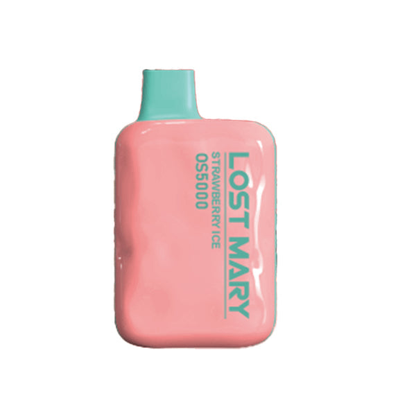 Best Deal Lost Mary OS5000 Rechargeable Vape  Disposable by Elf Bar 13mL Strawberry Ice