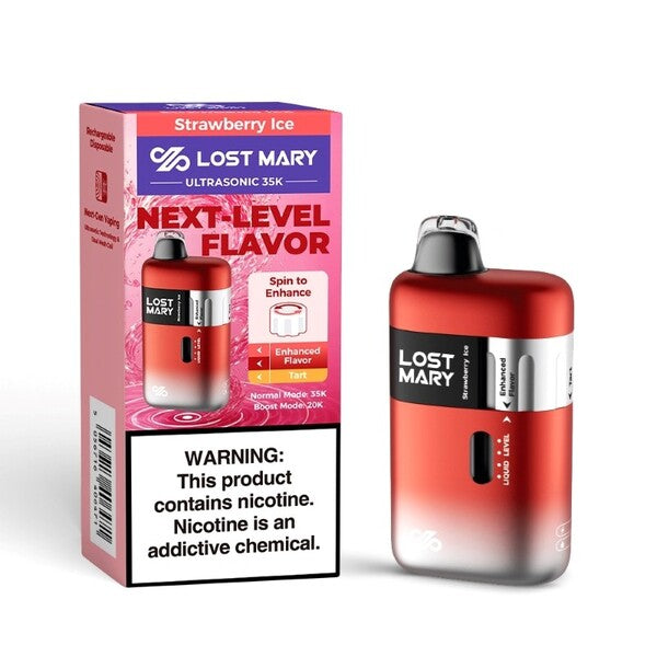 Lost Mary Ultrasonic 35,000 Puffs Disposable - $9.99 eJuices.co Lost Mary Ultrasonic 35,000 Puffs Disposable - $9.99 eJuices.co
