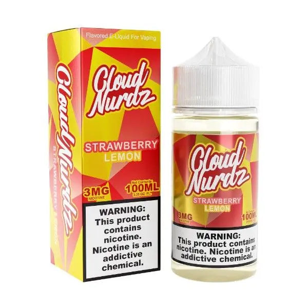 Best Deal Cloud Nurdz 100mL Vape Juice - Strawberry Lemon