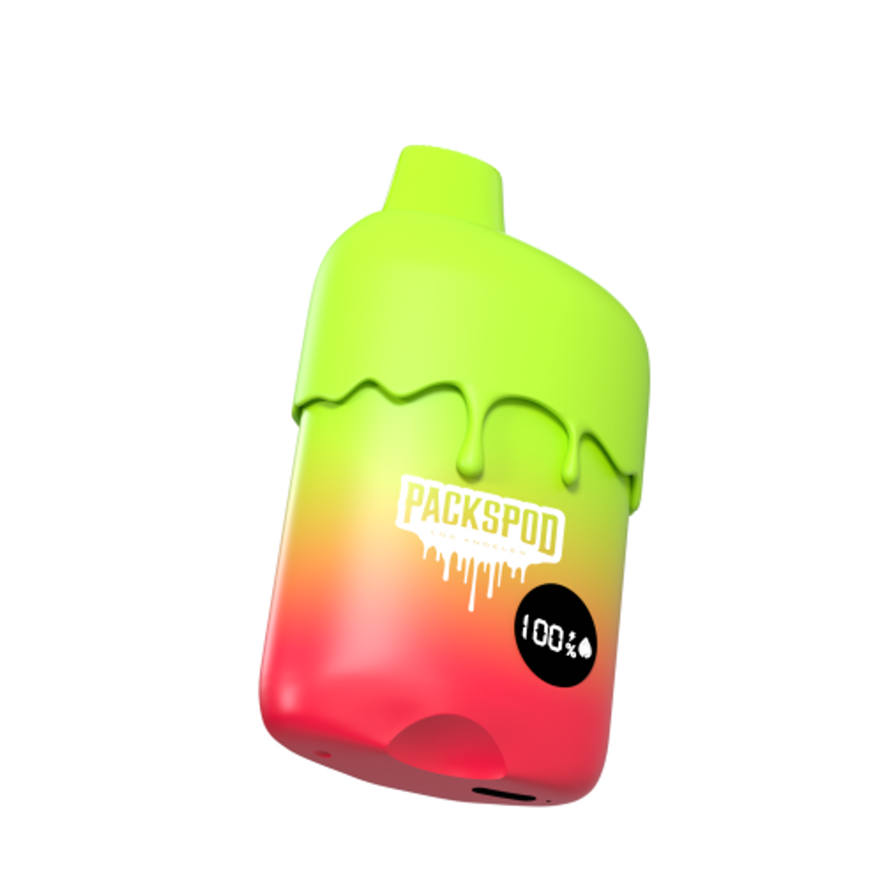 Packspod 12,000 Puffs Disposable Vape 5% 18mL Best Flavor Strawberry Limeade