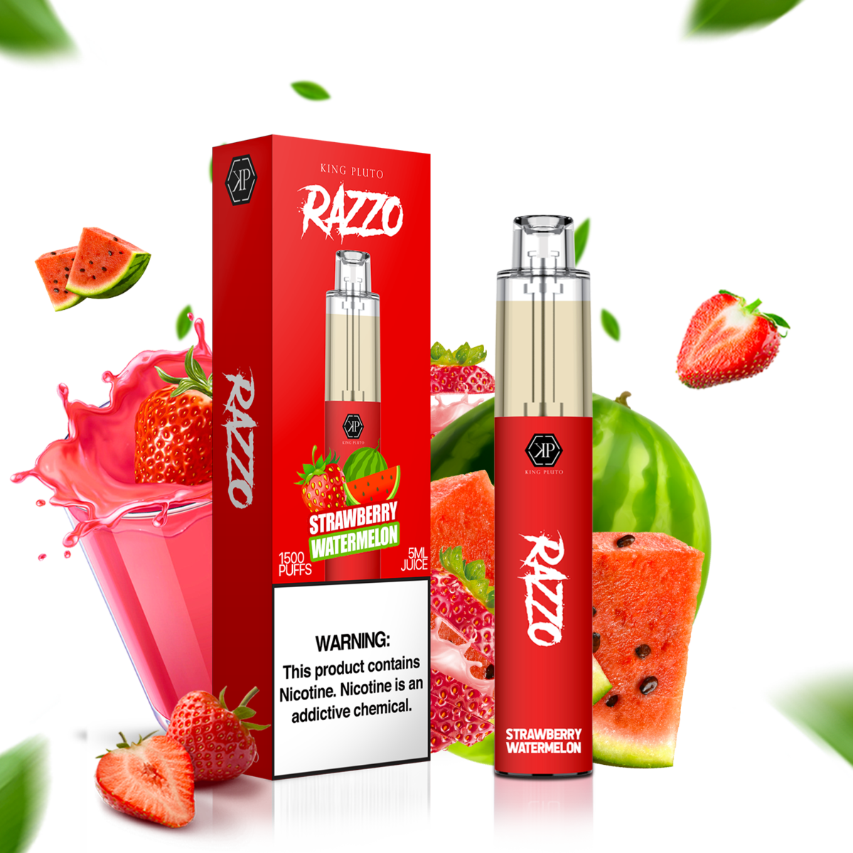 pluto vape juice King Pluto Razzo Disposable Vape 5mL