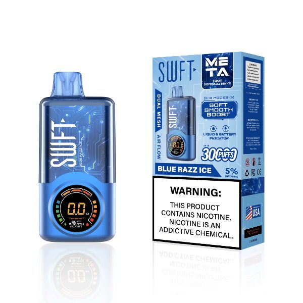 SWFT Meta 30000 Puffs Disposable Blue Razz Ice