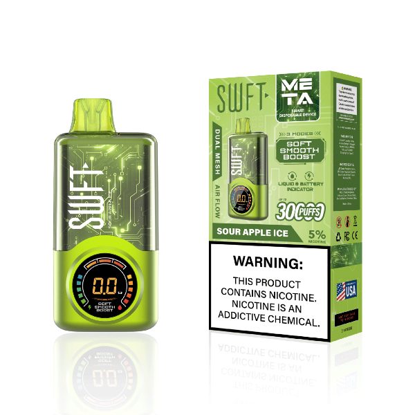SWFT Meta 30000 Puffs Disposable Sour Apple Ice