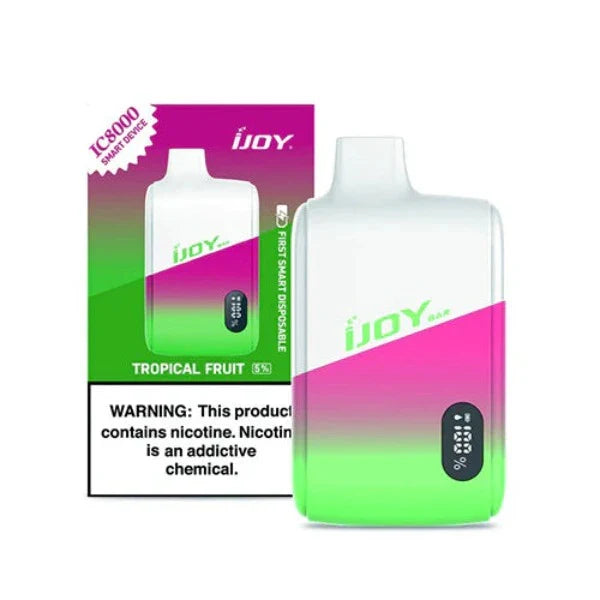 iJoy Bar IC8000 8000 Puffs Rechargeable Disposable Vape 18mL - $8.09   eJuices.co