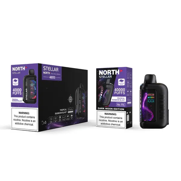 Best Deal North Stellar 40k Puffs Disposable Vape - Tropical Rainbow Blast