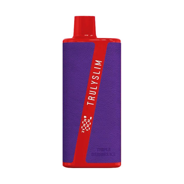 Best Deal Truly Slim 8000 Puffs Disposable Vape 18mL Triple Berries Ice