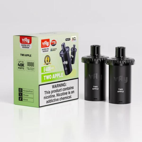 VFLY Super DTL Hookah 40K Disposable E-Hookah POD (2 Count)