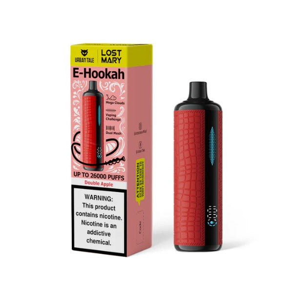 Urban Tale x Lost Mary 26,000 Puffs E-Hookah Disposable - Double Apple