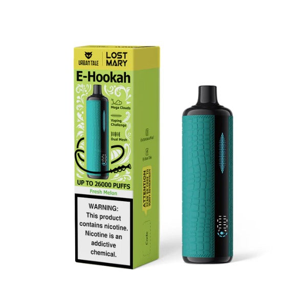Urban Tale x Lost Mary 26,000 Puffs E-Hookah Disposable - Fresh Melon
