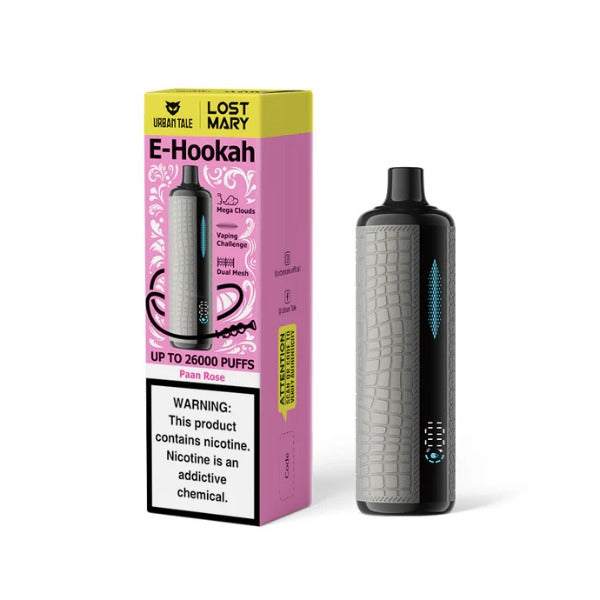 Urban Tale x Lost Mary 26,000 Puffs E-Hookah Disposable - Paan Rose
