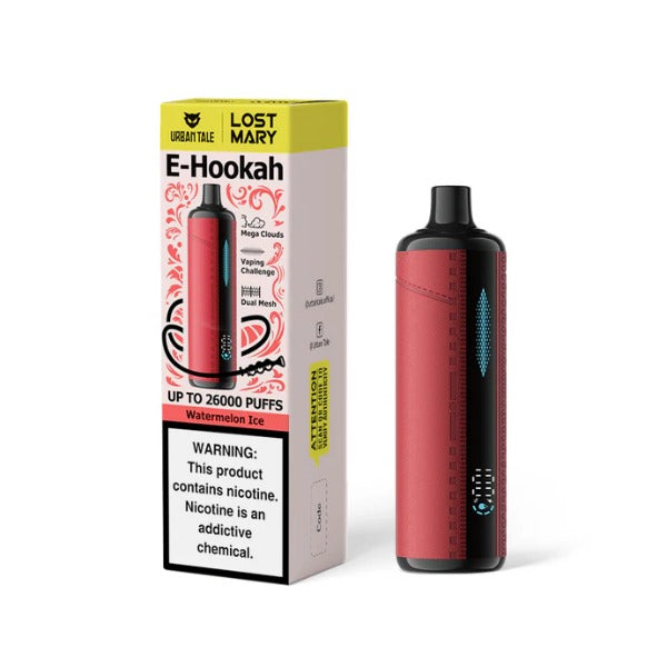 Urban Tale x Lost Mary 26,000 Puffs E-Hookah Disposable - Watermelon Ice