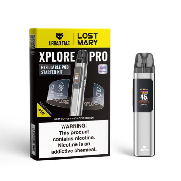 Urban Tale x Lost Mary Xplore Pro Pod Kit-Silver