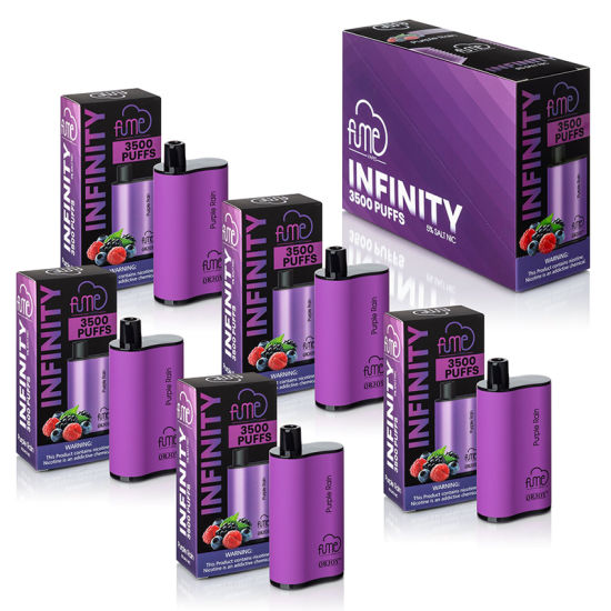 Fume Infinity 3500 Puffs Disposable Vape 5-Pack Best Flavor Purple Rain