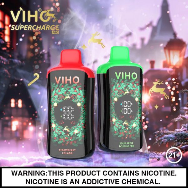 VIHO Supercharge Pro 20,000 Puffs Disposable Strawberry Colada