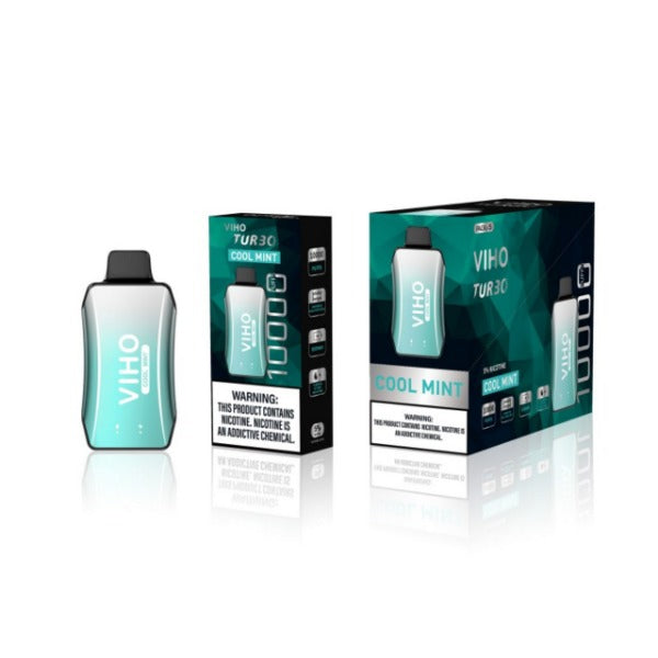 Best Deal VIHO TURBO 10000 Puffs Disposable Vape 18mL Cool Mint
