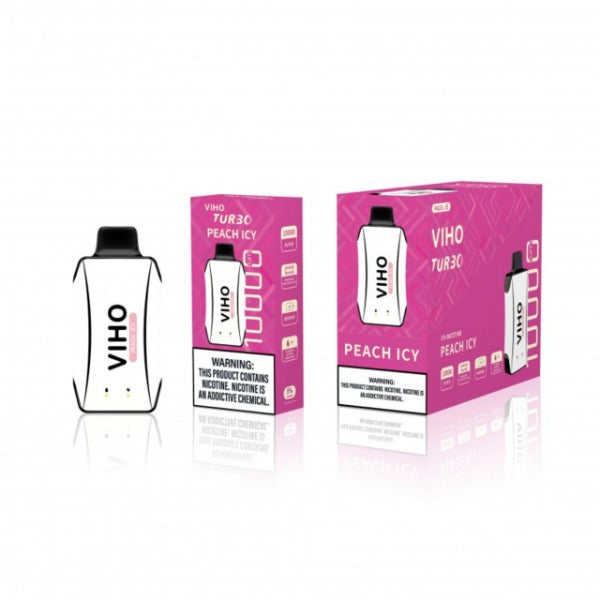 Best Deal VIHO TURBO 10000 Puffs Disposable Vape 18mL Peach Icy