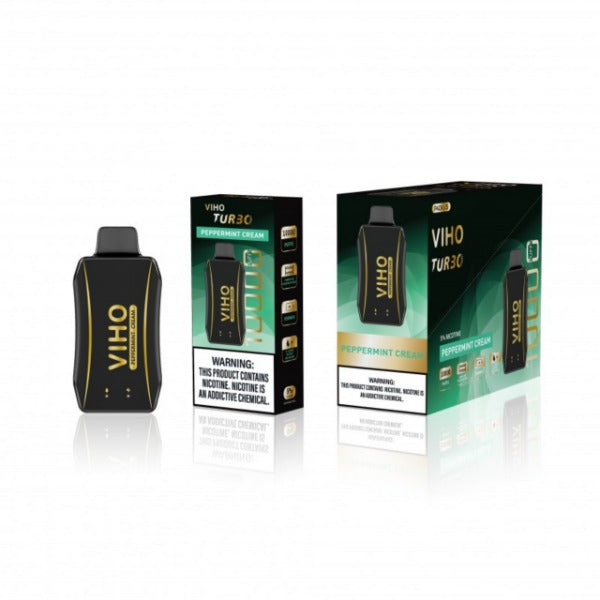 Best Deal VIHO TURBO 10000 Puffs Disposable Vape 18mL Peppermint Cream