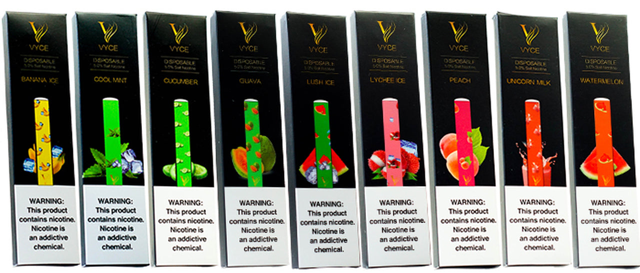 Vyce Disposable Vape 10 Pack - $38.06  eJuices.co