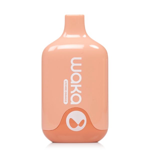 Best Deal Waka Smash 6000 Puffs Single Disposable Vape by RELX 12mL Lychee Orange