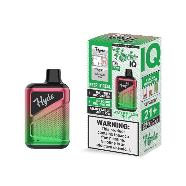 Watermelon Chew Hyde IQ 5000 Puffs Disposable