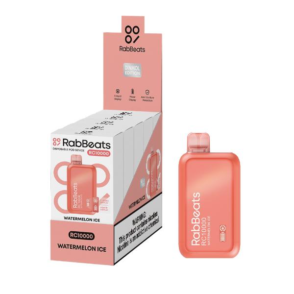 RabBeats RC10000 10000 Puffs Disposable Vape 18mL Best Flavor Watermelon Ice