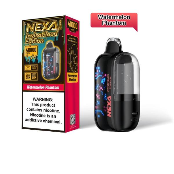 Best Deal NEXA Ultra 50,000 InvisaCloud Edition Disposable Vape 20ml 5% - Watermelon